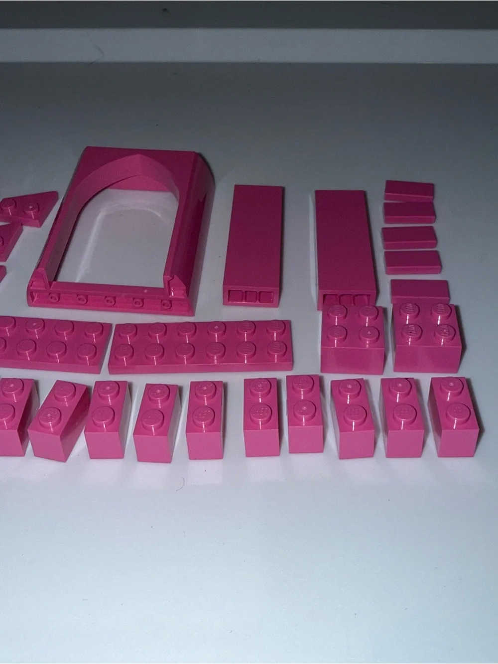 LEGO pink pieces parts blocks elements lot